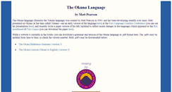 Desktop Screenshot of pearson.conlang.org