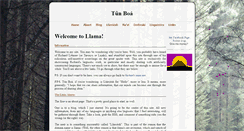 Desktop Screenshot of llama.conlang.org